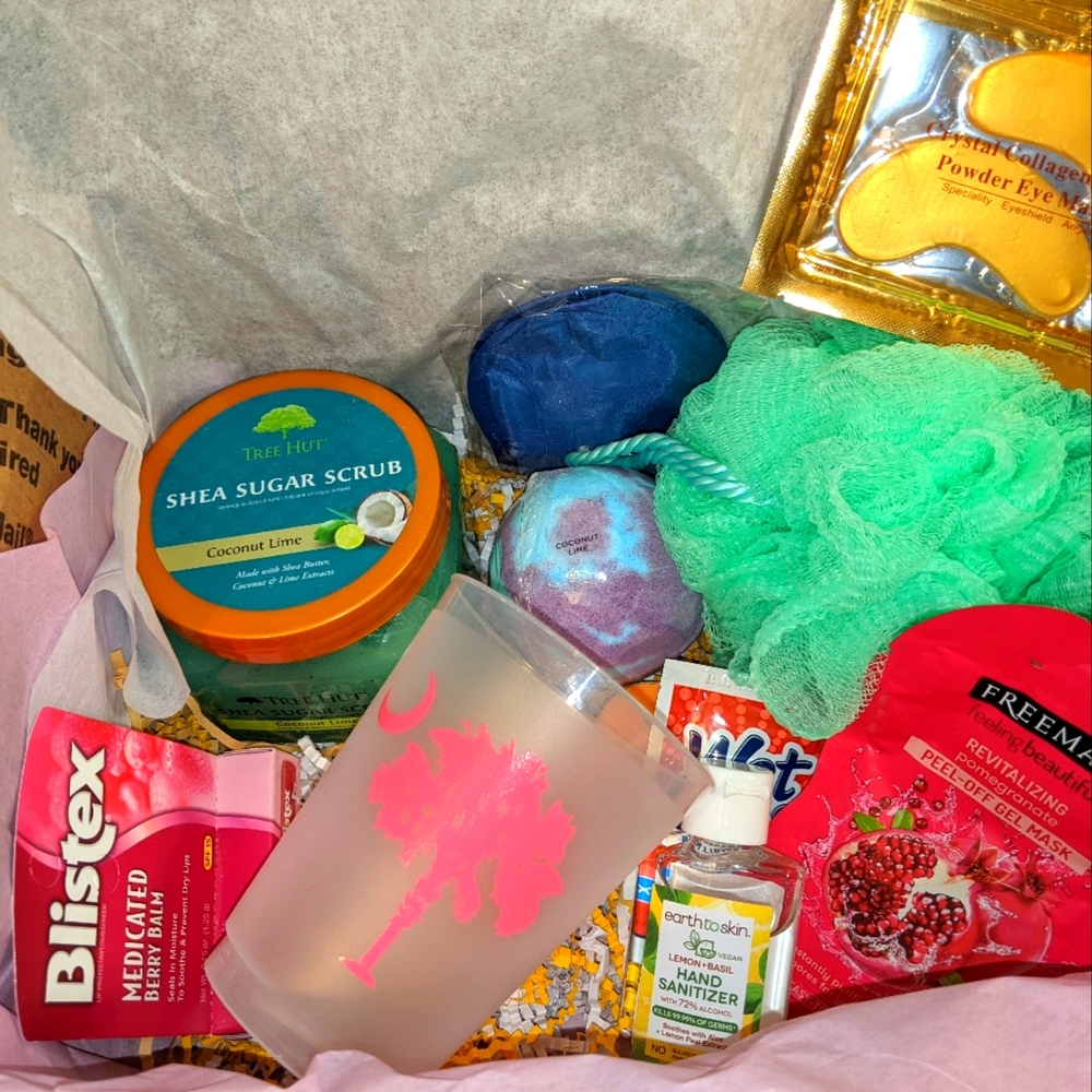 Treehut Coconut Lime Scrub Self Care Box